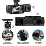 4K行车记录仪工厂-代工2025热销IMX 335后录2K SATRVIS