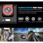 车载安全DVR供应商-代工迷你360度1080P WiFi 24小时
