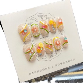 Almond Nail Art Supplier - OEM 2025 High-End European American Handmade PETAL