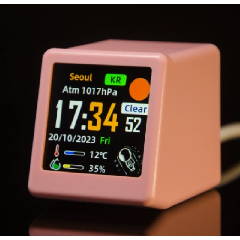 WiFi Weather Station Factory - OEM Mini Desktop Clock Gadget Time Display Date