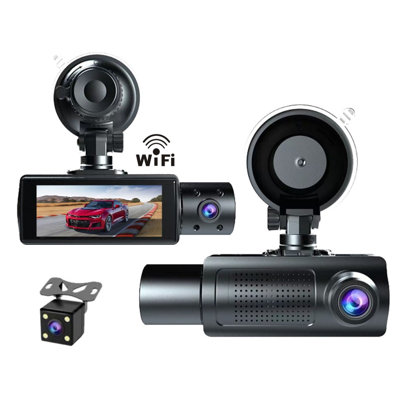 Dashcam Manufacturer - Bulk 2025 Hot Selling HD 3 Lens 3 Channel Wifi