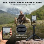 Vlog Selfie Monitor Factory - OEM Magnetic Phone Screen Bluetooth Remote