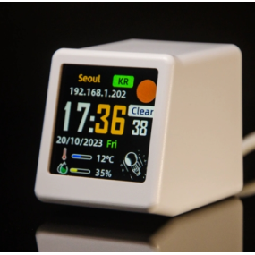 Smart Weather Clock Supplier - OEM Tikto Hot Selling Mini WIFI Network Digital