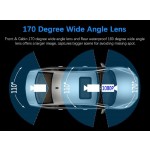 车载安全DVR供应商-代工迷你360度1080P WiFi 3镜头