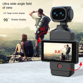 Pocket HD Camera Manufacturer - OEM Cross-Border New Handheld 140 Degree Rotating