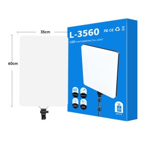 Studio Flash Panel Supplier - OEM L-3560 24inch Live Streaming Strobe Light