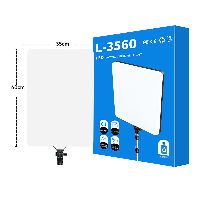 Studio Flash Panel Supplier - OEM L-3560 24inch Live Streaming Strobe Light