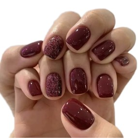 Acrylic Fingernails Supplier - OEM 1450 New Fashion 3D Floral Handmade 10pcs