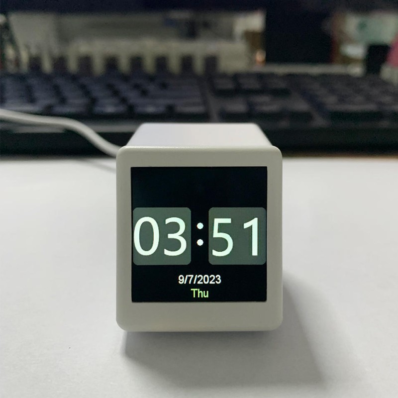 Weather Forecast Clock Factory - OEM 2025 Hot Selling Creative Screen Mini Wifi