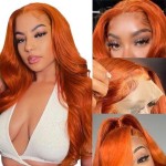 Body Wave Wig Factory - OEM Hit Product 12A #350 Ginger Orange