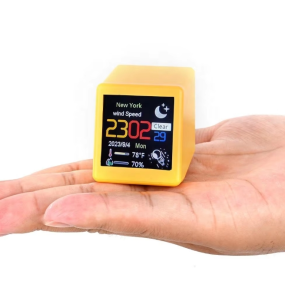 WIFI桌面钟工厂-代工迷你小工具时间显示日期屏显