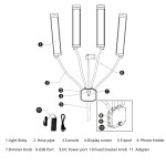 LED补光灯供应商-代工专业四臂自拍美颜