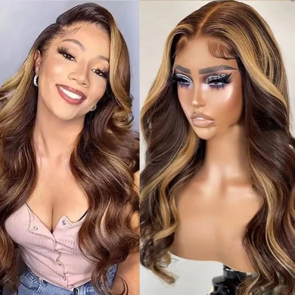 Lace Front Wig Manufacturer - Bulk Newly 11A 180% Piano Body Wave