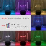 3D夜灯供应商-代工RGB 16色创意幻影LED亚克力USB