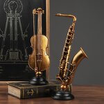 Retro Violin Decoration Manufacturer - OEM/ODM American Instrument Saxophone Model Home Living Room