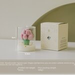 Valentine's Day Gift Candle Supplier - OEM/ODM Handmade Flower Cup Soybean Paraffin Aromatherapy