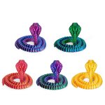 Creative Cobra Ornament Factory - OEM/ODM Cross-Border 3D Printed Movable Simulation Toy Snake