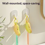 Travel Toothbrush Cover Manufacturer - OEM/ODM Plastic Banana-Shaped Portable Toothpaste Storage