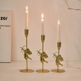Iron Candle Holders Manufacturer - OEM/ODM Metal High-end Wedding Decorations High Footed