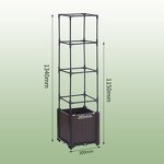 Climbing Vine Box Manufacturer - OEM/ODM Thickened Rectangular Planting for Balcony Outdoor