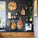 Hanging Wall Baskets Factory - OEM/ODM Hot Selling Large Bohemian Hand-Woven Buggy Bag
