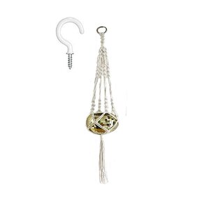 Macrame Plant Hangers Supplier - OEM/ODM 43.31 Inches Indoor Outdoor Wall Hanging Tassels