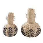 Woven Paperrope Vase Manufacturer - OEM/ODM Handmade Decorative for Dried Flower Home Ornament