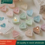 Heart-Shape Tea Wax Candle Manufacturer - OEM/ODM Handmade Aromatherapy Modern Wedding Gift