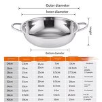 Soup Pot Supplier - OEM/ODM Clear Stainless Steel Induction Shabu-shabu Hot Pot Basin
