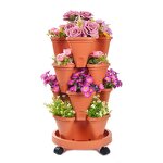 Multi-layer Planting Pot Factory - OEM/ODM Three Dimensional Space Saving Household Plastic Pot