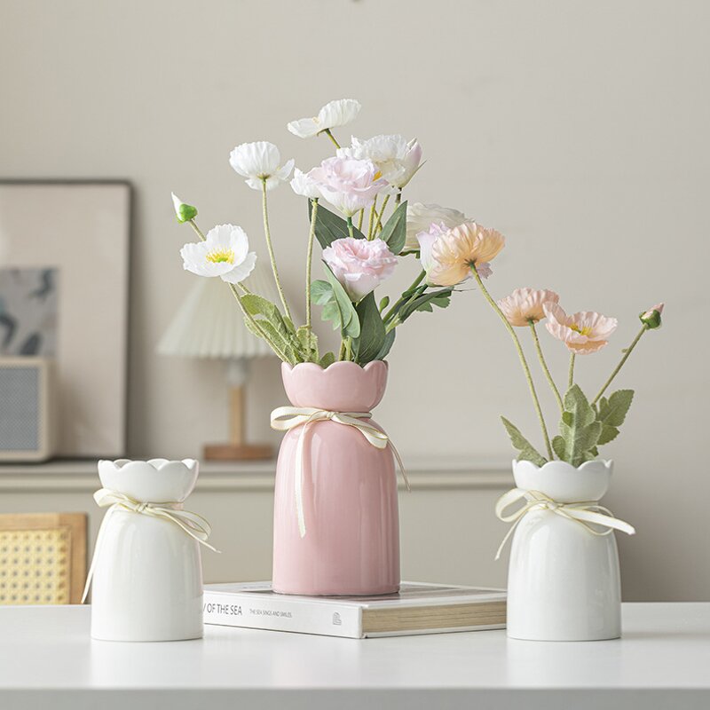 Ceramic Vase Factory - OEM/ODM Creative Living Room TV Cabinet Modern Flower Utensils