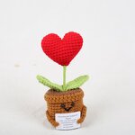 Handmade Crochet Ornaments Factory - OEM/ODM Hot Selling New Positive Energy Card Desktop