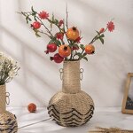 Woven Paperrope Vase Manufacturer - OEM/ODM Handmade Decorative for Dried Flower Home Ornament