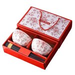 Ceramic Bowl Set Manufacturer - OEM/ODM Joyful Household Tableware Gift Box Opening Event