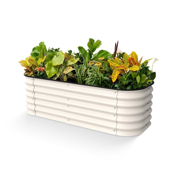 Balcony Planting Box Supplier - OEM/ODM Metal Oval Shape Eco-friendly for Outdoor Use