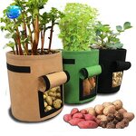 Felt Planting Bucket Factory - OEM/ODM Plant Bag Home Gardening Hand-held Seedling Bag