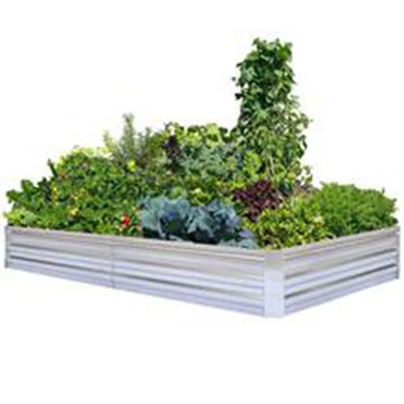 Raised Garden Bed Kit Factory - OEM/ODM Large Rectangular Galvanized Steel for Home