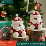 Santa Claus Candle Supplier - OEM/ODM Handmade Soy Wax with Candy Simulation Christmas