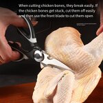 Multi-function Scissors Supplier - OEM/ODM Stainless Steel with Cover for Fish Filleting