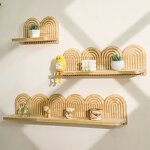 Creative Wall Shelf Supplier - OEM/ODM New Threaded Multi Layer Solid Wood Storage Rack