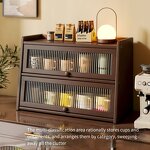 Desktop Storage Cabinet Manufacturer - OEM/ODM Dustproof Organizer Kitchen Countertop Cup Holder