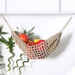 Kitchen Fruit Basket Manufacturer - OEM/ODM Bohemian Minimalist Nordic Table Hanging Net Pocket