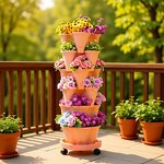 Multi-layer Planting Pot Factory - OEM/ODM Three Dimensional Space Saving Household Plastic Pot