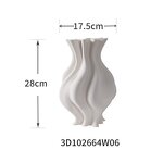 3D Printed Ceramic Vase Supplier - OEM/ODM Modern Style Aomesi Omaysn Simple Matt Glaze