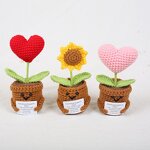 Handmade Crochet Ornaments Factory - OEM/ODM Hot Selling New Positive Energy Card Desktop