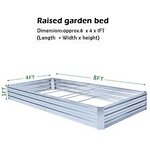 Raised Garden Bed Kit Factory - OEM/ODM Large Rectangular Galvanized Steel for Home