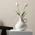 Cream Style Vase Supplier - OEM/ODM Double Ear Vintage High Aesthetic Simple Decoration