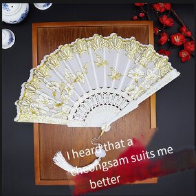 Chinese Fan Dance Fan Supplier - OEM/ODM Xiyan Handmade Ancient Style Folding Fan Wholesale