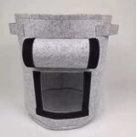 Felt Planting Bucket Factory - OEM/ODM Plant Bag Home Gardening Hand-held Seedling Bag