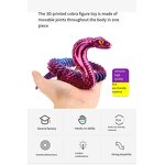 Creative Cobra Ornament Factory - OEM/ODM Cross-Border 3D Printed Movable Simulation Toy Snake